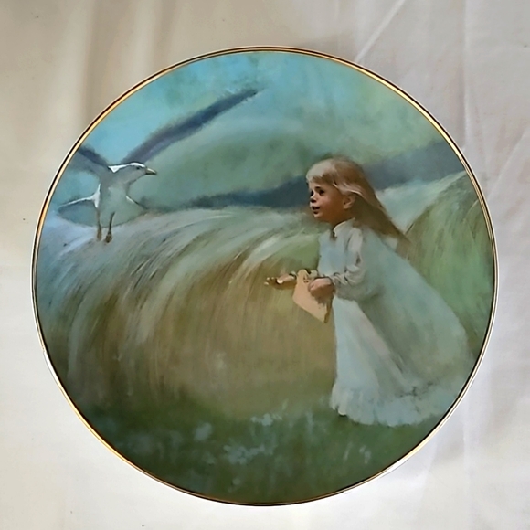 Thornton Ulz "A Friend In The Sky" Precious Moments Collection Plate - Picture 3 of 12